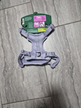 Boots & Barkley Pink and Green Dog Harness Packaging Size M